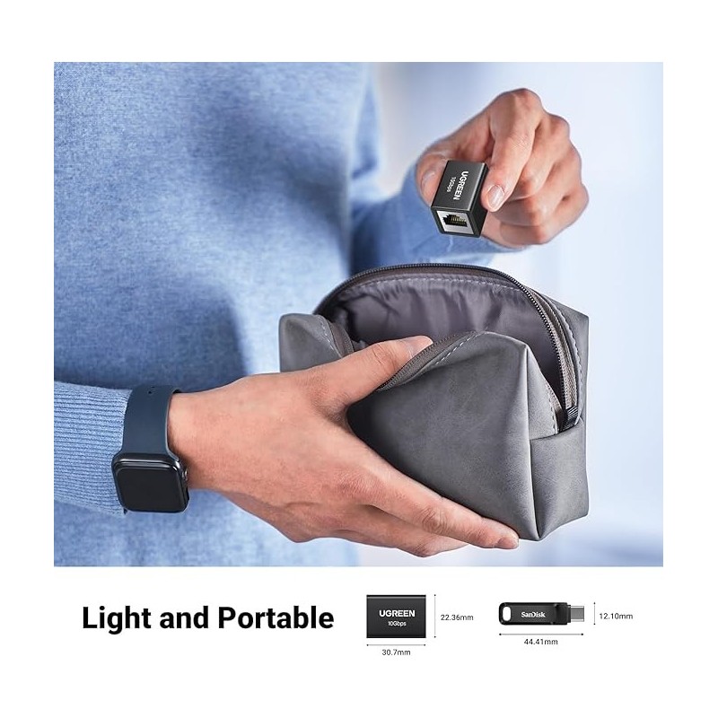 UGREEN RJ45 Ethernet Connector 1-Pack - NW261 - 15117