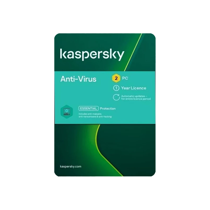 Kaspersky Antivirus 2025 – 1 Year Subscription for 2 Devices | Full Protection & Security