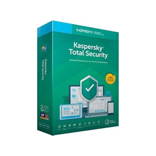 Kaspersky Total Security 2025 – 1 Year License for 1 Device | Complete Antivirus, Privacy & Data Protection Software