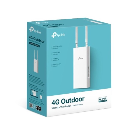 TP-LINK TL-MR100-Outdoor (EU) 300Mbps Wireless N 4G LTE Outdoor Router