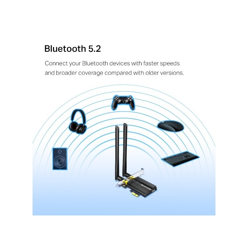 TP-LINK Archer TX50E / AX3000 Wi-Fi 6 Bluetooth PCIe Adapter