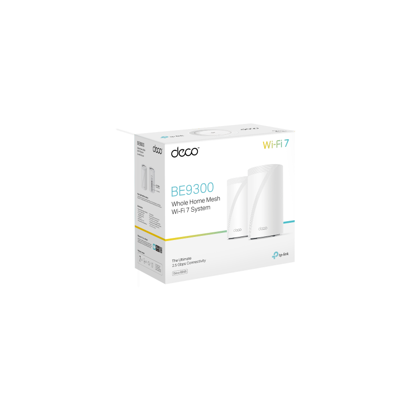 TP-LINK Deco BE65 (3-pack) / BE9300 Whole Home Mesh Wi-Fi 7 System