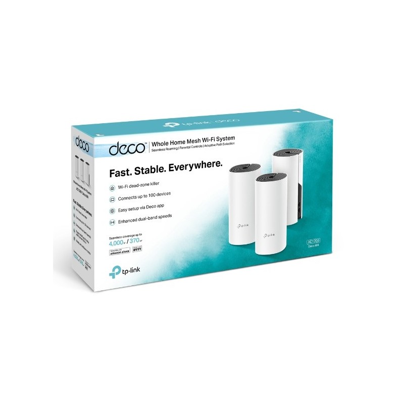 TP-LINK Deco M4 (3-pack) / AC1200 Whole Home Mesh Wi-Fi System