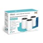 TP-LINK Deco PX50 (3-pack) / AX3000+G1500 Whole Home Powerline Mesh Wi-Fi 6 System
