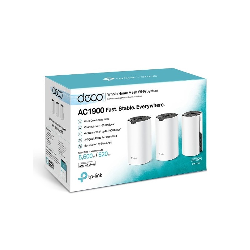 TP-LINK Deco S7 / AC1900 Whole Home Mesh Wi-Fi Unit / System