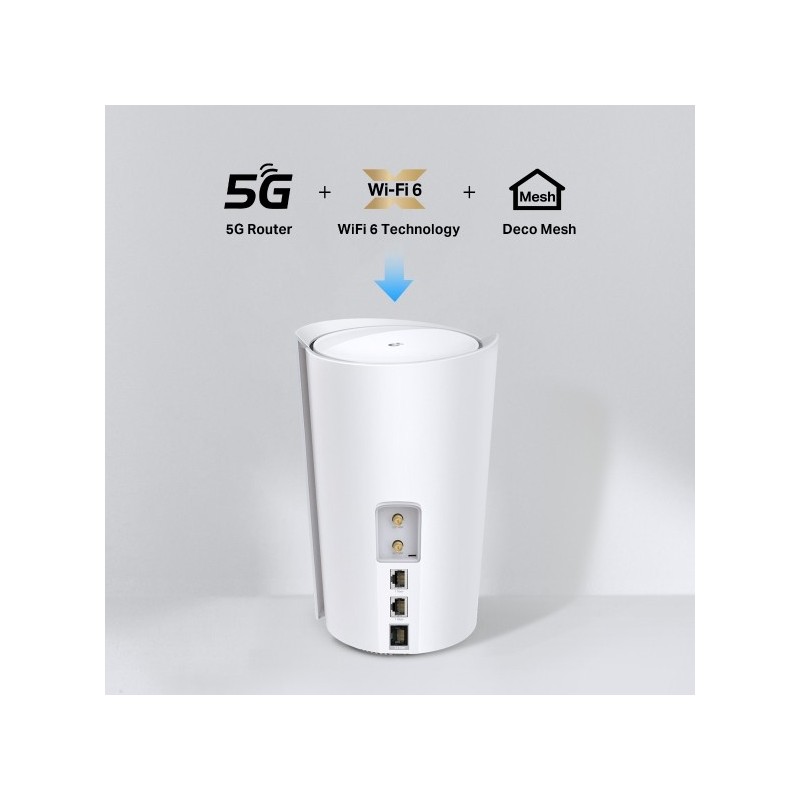 TP-LINK Deco X50-5G (1-pack) / 5G AX3000 Whole Home Mesh Wi- Fi 6 Gateway