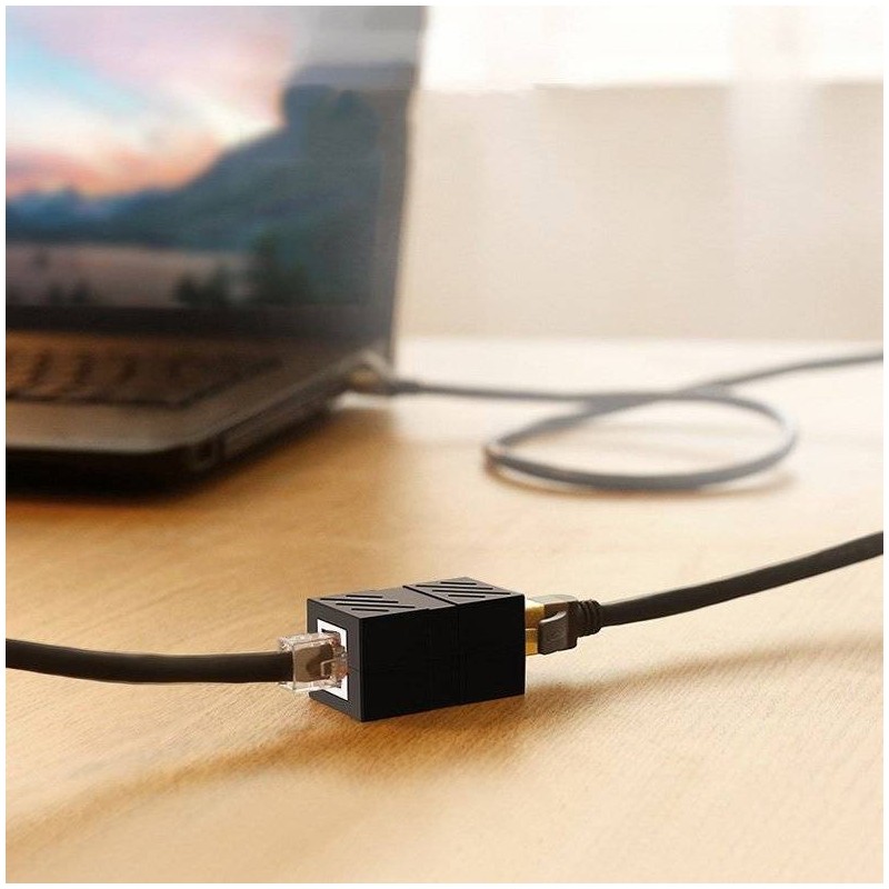 UGREEN RJ45 Network Keystone Jack Inline Coupler Female to Female 1pcs - NW114 - 20390