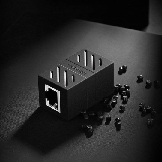 UGREEN RJ45 Network Keystone Jack Inline Coupler Female to Female 1pcs - NW114 - 20390