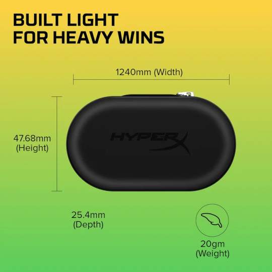 Hyperx Cloud Earbuds Ii – 14mm Drivers, Four Eartips, Hard-shell Carrying Case