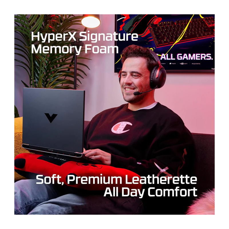 HyperX Cloud III Wireless – Gaming Headset for PC, PS5, PS4, up to 120-hour Battery ,Black