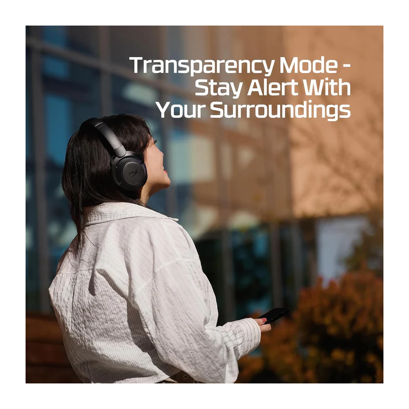 HyperX Cloud Mix 2 – Dual Wireless Over-Ear Headphones with ANC, 2,4GHz dongle, Bluetooth 5.3