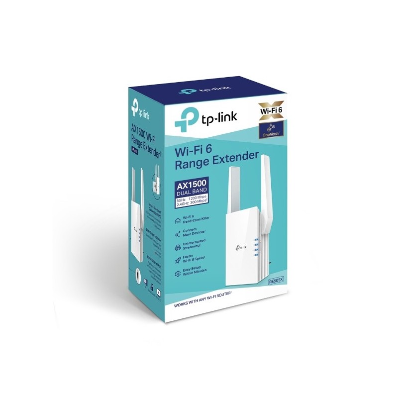 TP-LINK RE505X / AX1500 Wi-Fi Range Extender