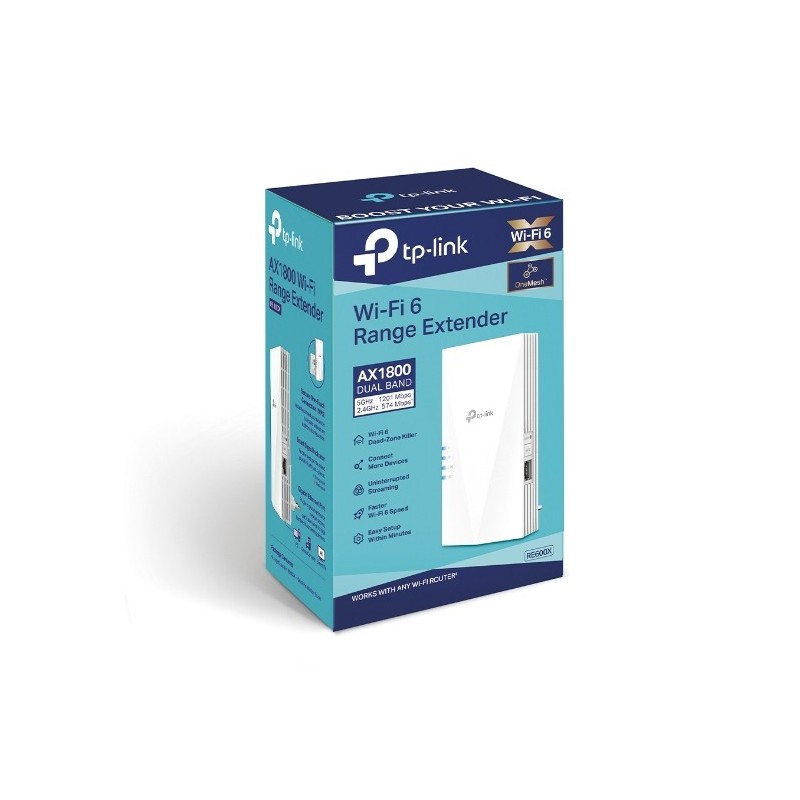 TP-LINK RE600X / AX1800 Wi-Fi 6 Range Extender