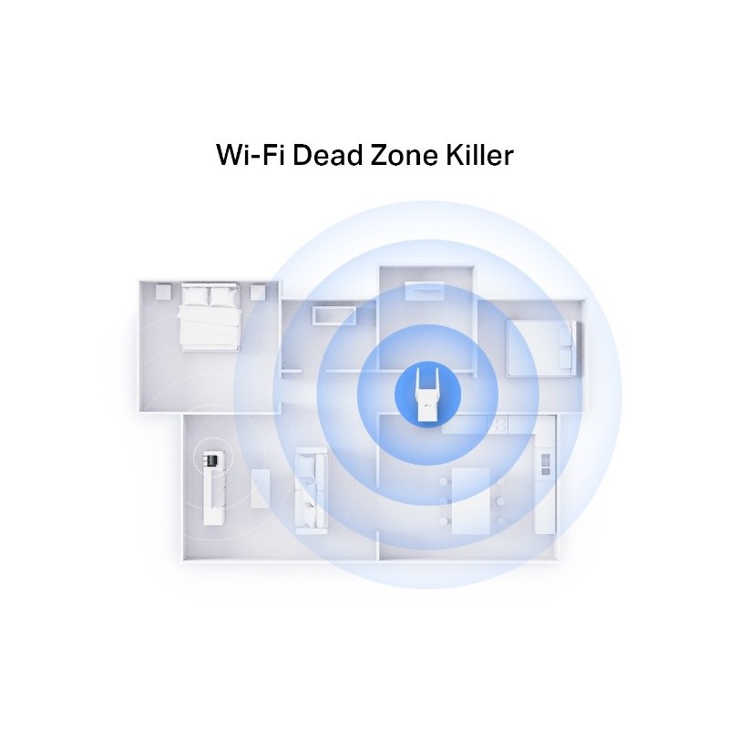 TP-LINK RE705X / AX3000 Wi-Fi 6 Range Extender