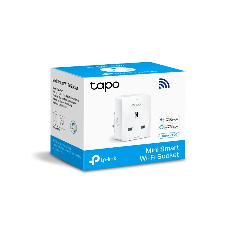 TP-LINK Tapo P100 (1-pack) / Mini Smart Wi-Fi Socket