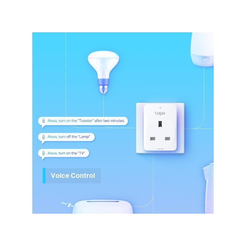 TP-LINK Tapo P100 (1-pack) / Mini Smart Wi-Fi Socket