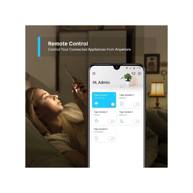 TP-LINK Tapo P100 (1-pack) / Mini Smart Wi-Fi Socket