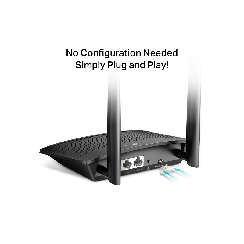 TP-LINK TL-MR100 / 300Mbps Wireless N 4G LTE Router