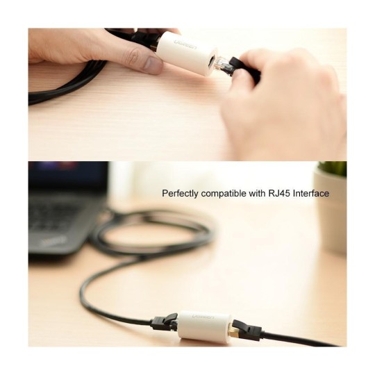 UGREEN RJ45 Ethernet Connector Up To 100Meters Transmission Distance - NW116 - 30837