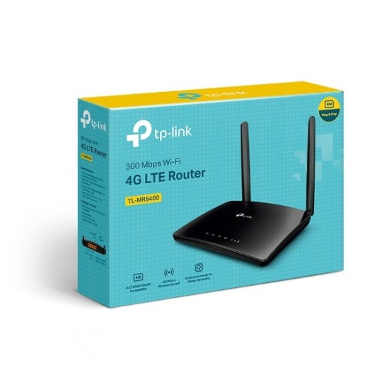 TP-LINK TL-MR6400 / 300Mbps Wireless N 4G LTE Router