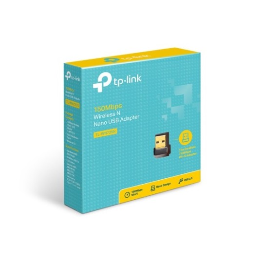 TP-LINK TL-WN725N / 150Mbps Wireless N Nano USB Adapter