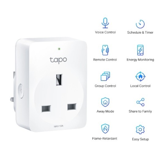 TP-LINK Tapo P110 / Mini Smart Wi-Fi Socket Energy Monitoring