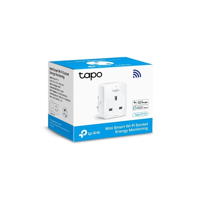 TP-LINK Tapo P110 / Mini Smart Wi-Fi Socket Energy Monitoring