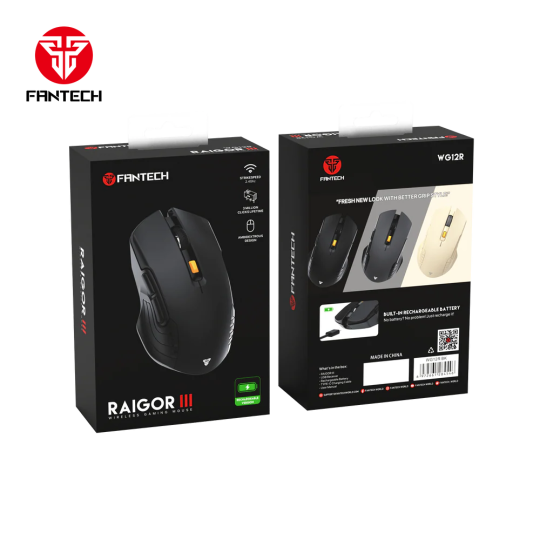 Fantech Raigor Gen III WG12R Rechargeable Wireless Gaming Mouse – Precision & Comfort