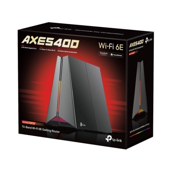 TP-LINK GXE75 AXE5400 Tri-Band Wi-Fi 6E Gaming Router Archer