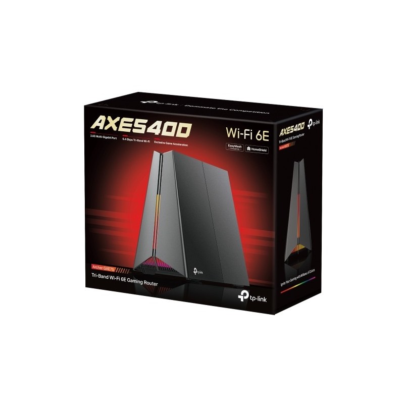 TP-LINK GXE75 AXE5400 Tri-Band Wi-Fi 6E Gaming Router Archer