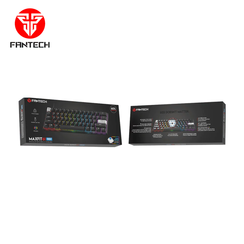 Fantech Maxfit61 Frost Modular Mechanical Keyboard – Compact & Customizable