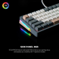 Fantech MK912 Atom Pro63 RGB Wireless Gaming Keyboard – Compact & Customizable