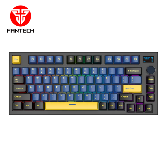 Fantech Maxfit81 MK910 Vibe Grand Cobalt Edition Mechanical Keyboard – Premium RGB & Performance