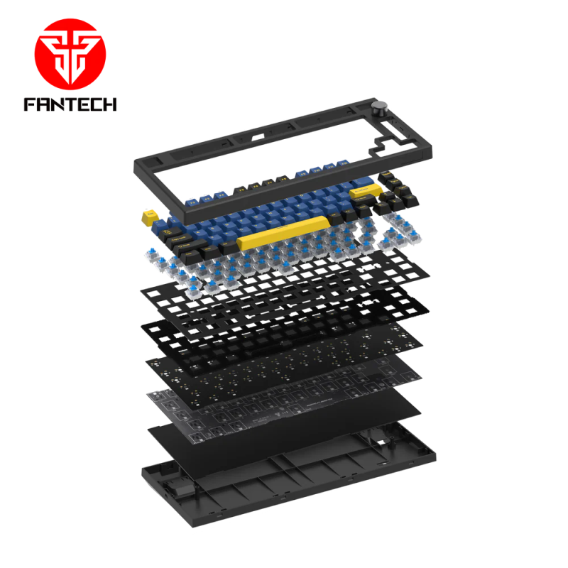 Fantech Maxfit81 MK910 Vibe Grand Cobalt Edition Mechanical Keyboard – Premium RGB & Performance