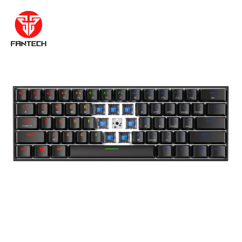 Fantech Maxfit61 MK857 RGB Mechanical Keyboard – Compact & Customizable