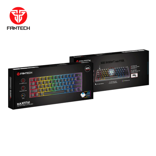 Fantech Maxfit61 MK857 RGB Mechanical Keyboard – Compact & Customizable