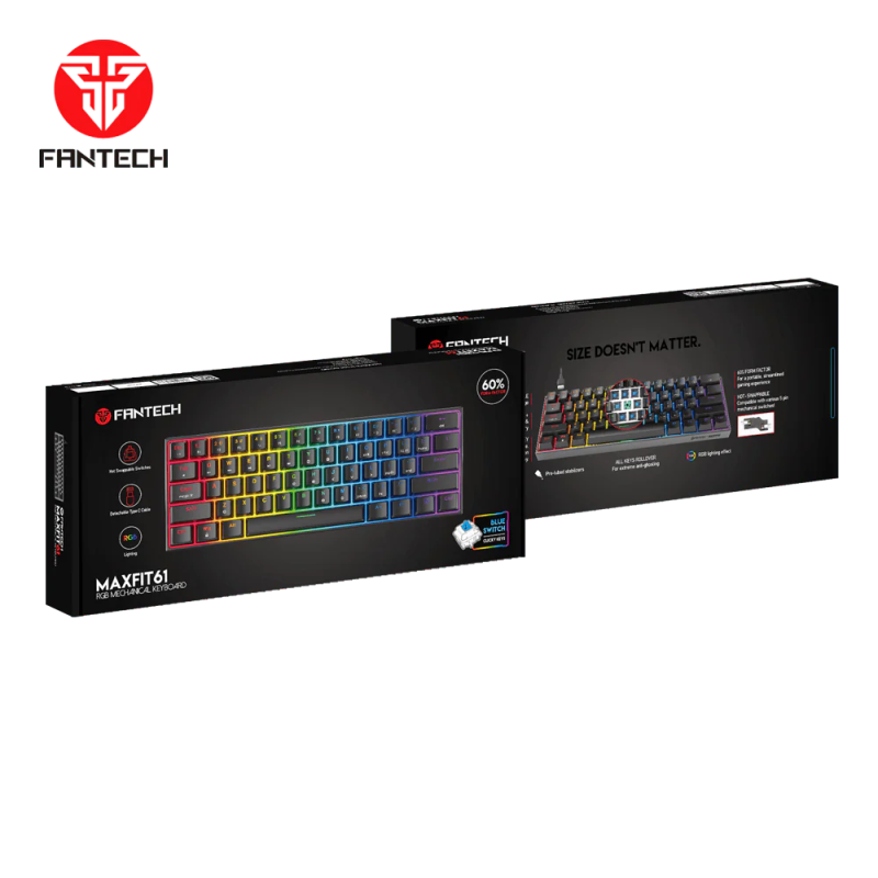 Fantech Maxfit61 MK857 RGB Mechanical Keyboard – Compact & Customizable