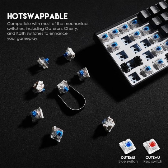 Fantech Maxfit61 MK857 RGB Mechanical Keyboard – Compact & Customizable