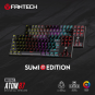 Fantech Atom TKL MK876 V2 Mechanical Keyboard – Double Injection Keycaps & RGB