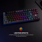 Fantech Atom TKL MK876 V2 Mechanical Keyboard – Double Injection Keycaps & RGB