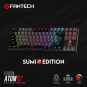 Fantech Atom TKL MK876 V2 Mechanical Keyboard – Double Injection Keycaps & RGB
