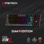 Fantech Atom TKL MK876 V2 Mechanical Keyboard – Double Injection Keycaps & RGB