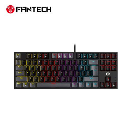 Fantech Atom TKL MK876 V2 Mechanical Keyboard – Double Injection Keycaps & RGB