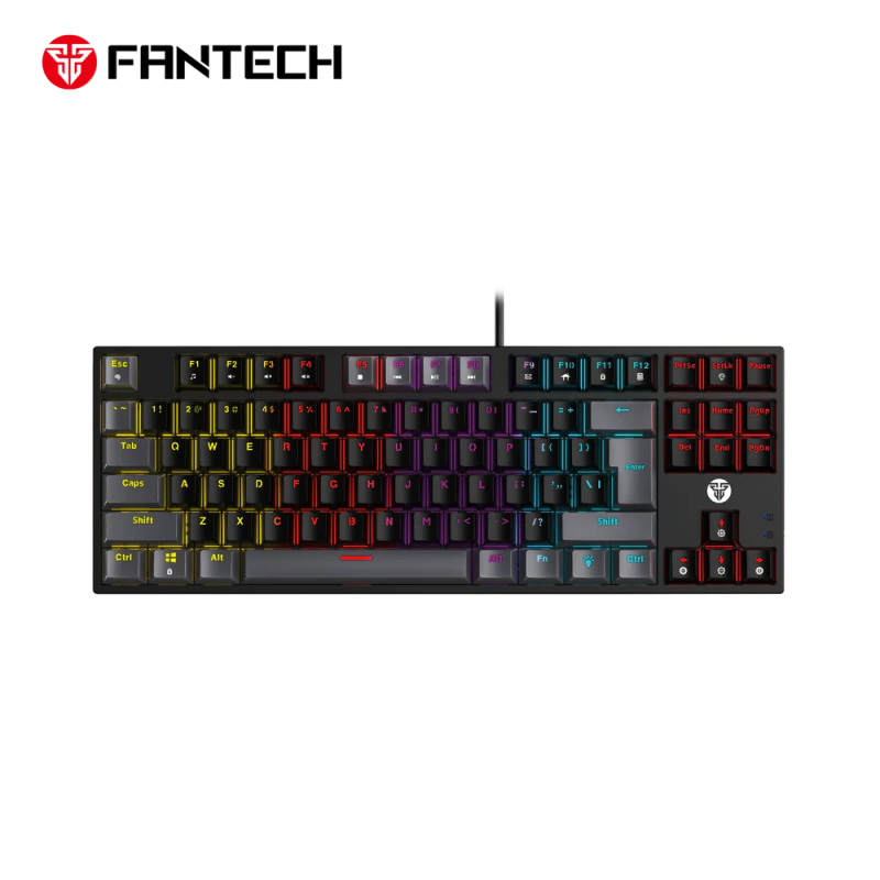 Fantech Atom TKL MK876 V2 Mechanical Keyboard – Double Injection Keycaps & RGB