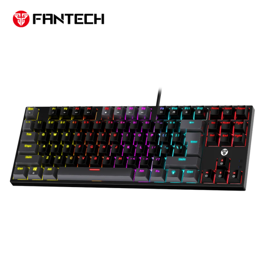 Fantech Atom TKL MK876 V2 Mechanical Keyboard – Double Injection Keycaps & RGB