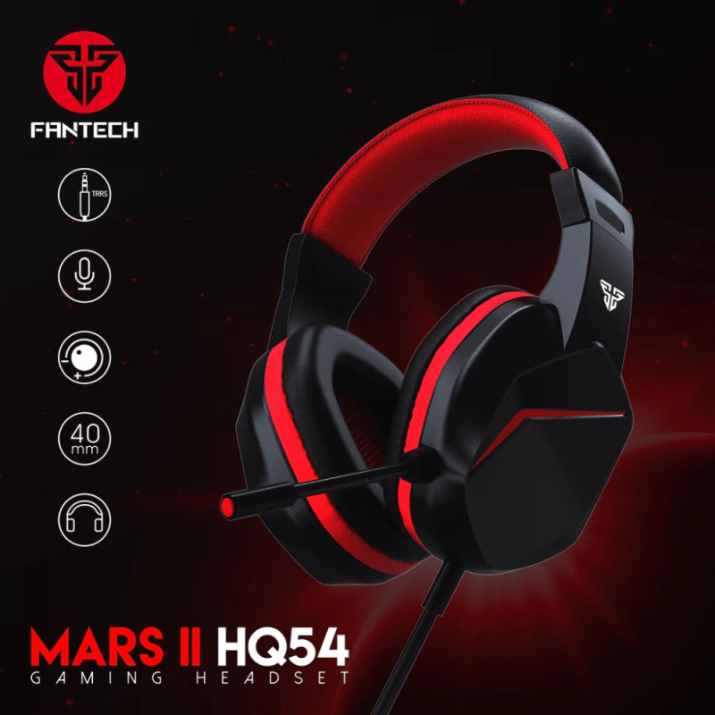 Fantech HQ54 Mars II Gaming Headset – Noise-Cancelling Mic & Clear Sound
