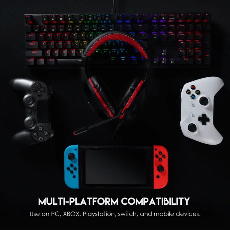 Fantech HQ54 Mars II Gaming Headset – Noise-Cancelling Mic & Clear Sound