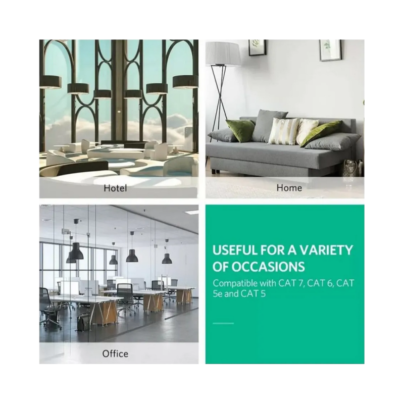 UGREEN Cat 6 Shielded Crystal Head - NW111 - 20333