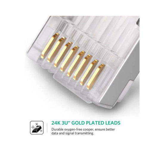 UGREEN Cat 6 Shielded Crystal Head - NW111 - 20333