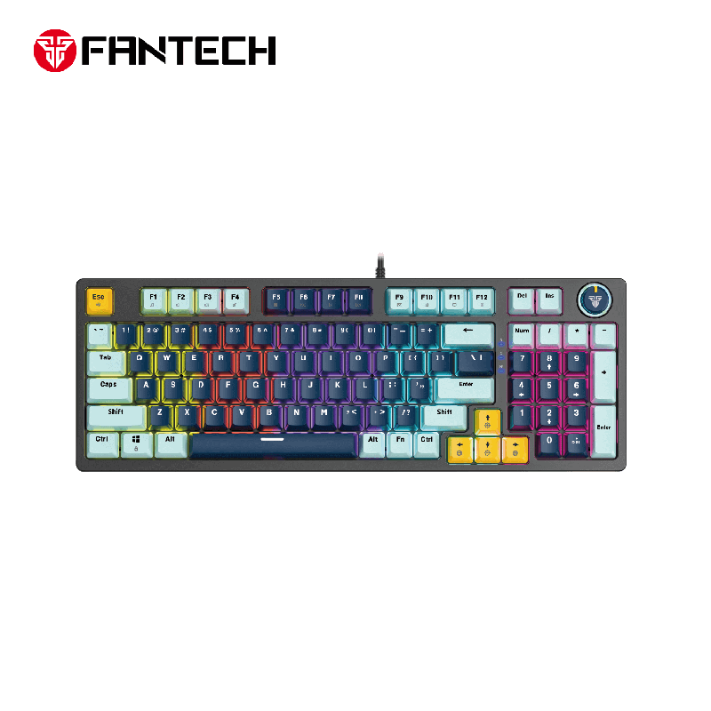 Fantech MK890 V2 Atom 96 RGB Mechanical Keyboard – Mizu Edition